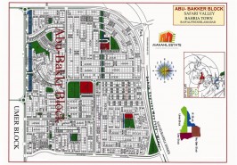 Bahria Town Abu Bakar Block Map