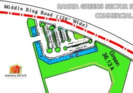 Bahria Greens Sector 5 Commercials Map
