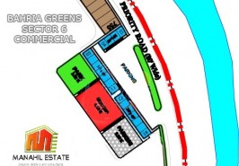 Bahria Greens Sector 6 Commercials Map