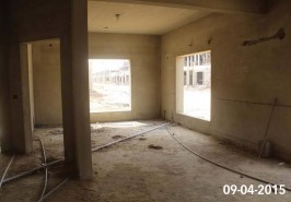 Bahria Homes Karachi View from inside Work IN Progress