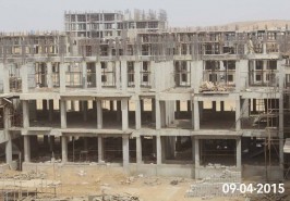 Bahria Town Karachi Apartments Work in Progress at Full Swing