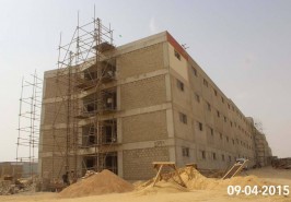 Bahria Town Karachi Building for Labor Under Construction
