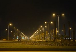 Bahria Town Karachi Lights at Night