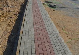 Bahria Town Karachi Midway Commercial Footpath Work