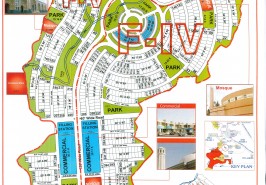 Bahria Town Phase 8 F4 F5 Map
