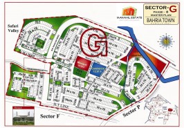 Bahria Town Phase 8 Sector G Map
