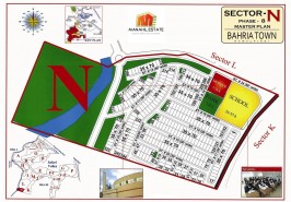 Bahria Town Phase 8 Sector N Map