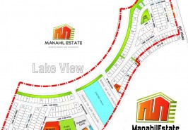 Lake View Block Bahria Town Rawalpindi Map