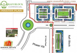 Bahria Town Rafi Commercial Map