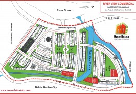 River View Commercial Bahria Town Rawalpindi Map