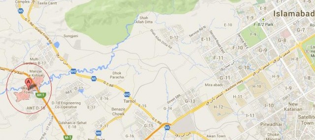wapda-town-islamabad-location