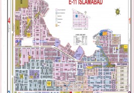 Sector E-11 Islamabad Map