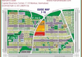 Sector F-16 Islamabad Map