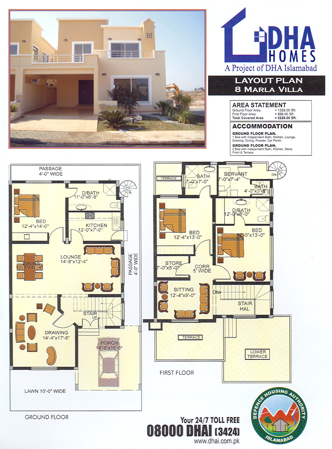 DHA Homes Islamabad Location, Layout Floor Plan and Prices