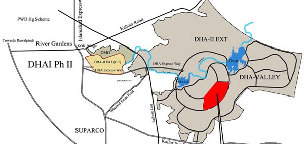 DHA Homes Location Plan