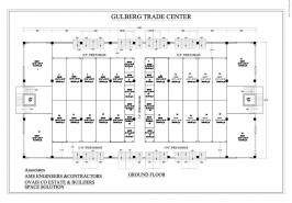 Ground Floor Plan Gulberg Trade Center