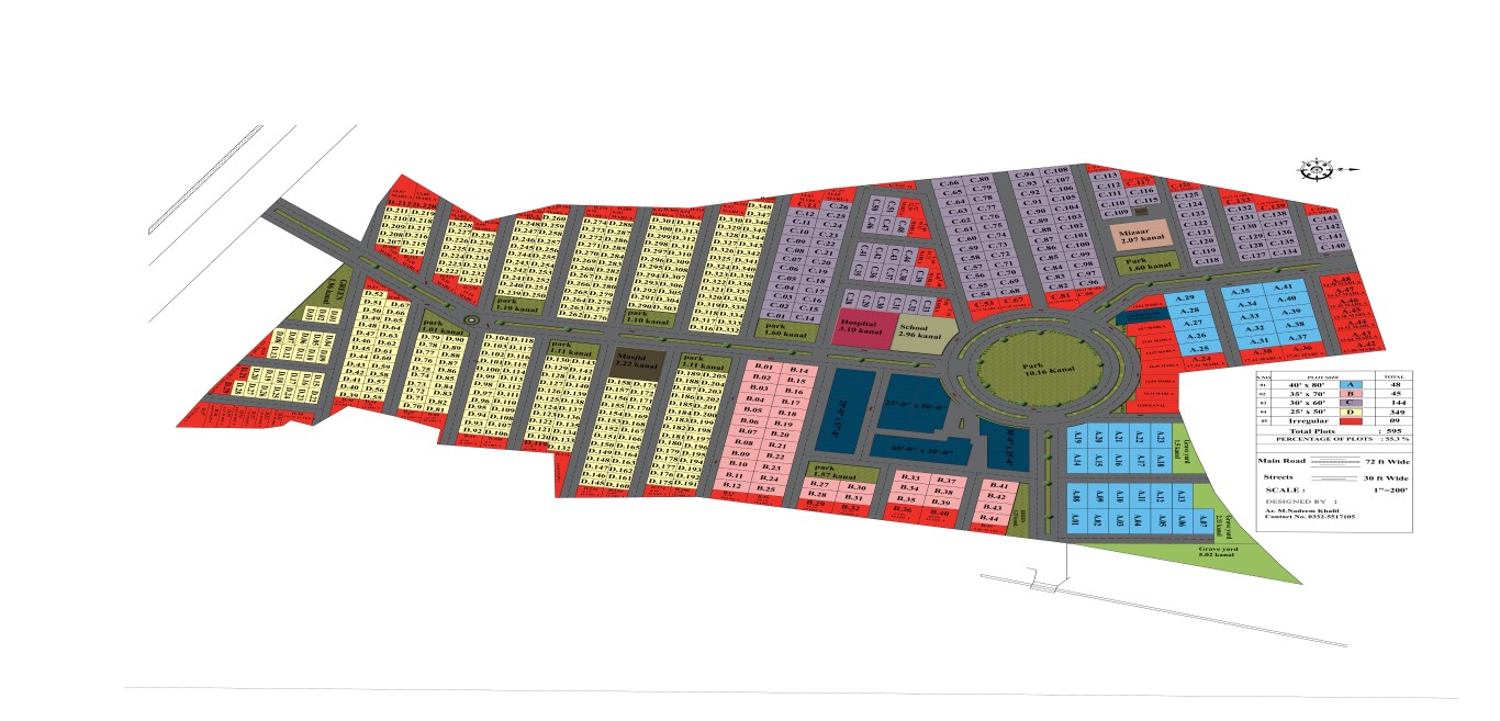 Hill View Housing Scheme Taxila Cant Layout Masterplan