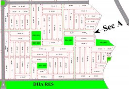 DHA Peshawar Sector A Map