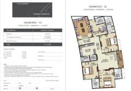 Diamond XL - 3 Bed Drawing Lounge