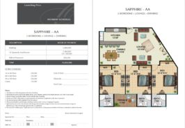 Sapphire AA - 3 Bed Lounge Dining