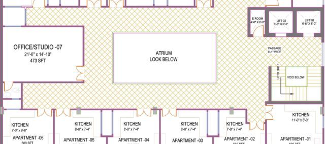 Elanza Third Floor Plan
