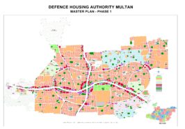 DHA Multan Master Plan Map