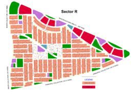 DHA Multan Sector R Map