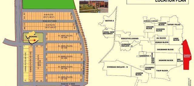 nargis-block-lahore-map