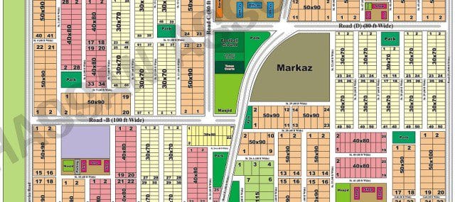 Sector-d17-margalla-view-housing-society-islamabad-map