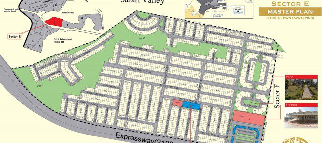 bahria-town-phase-8-sector-e-map