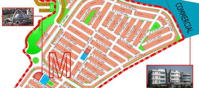 bahria-town-sector-m-map