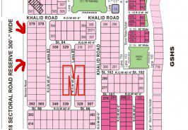 ECHS Block M Islamabad : 1 Kanal Residential Plot on 300 Ft Road for Sale