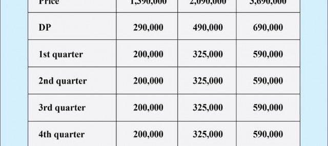 LDA City Payment Plan