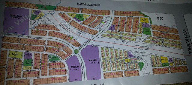 Sector C-15 Islamabad Map CDA