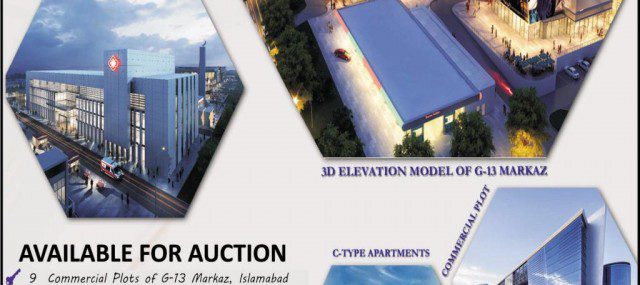 Auction G-13 Markaz Commercial Plots