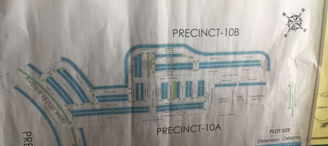 Bahria Town Karachi Old Commercial Map Precinct 10AB
