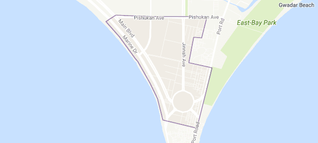 New Town Gwadar Location Image