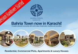 bahria town karachi possession handover started