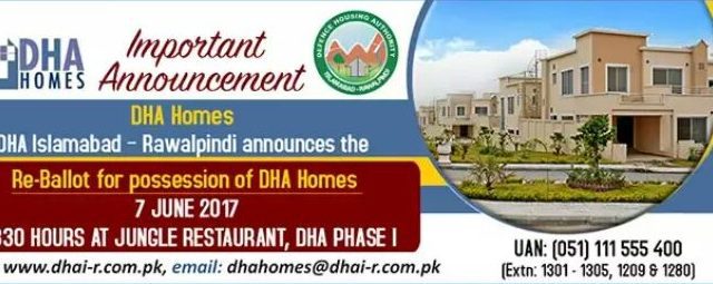 DHA Homes Reballot News
