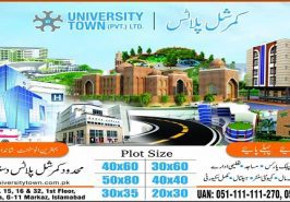 University Town Commercial Plots Booking Open