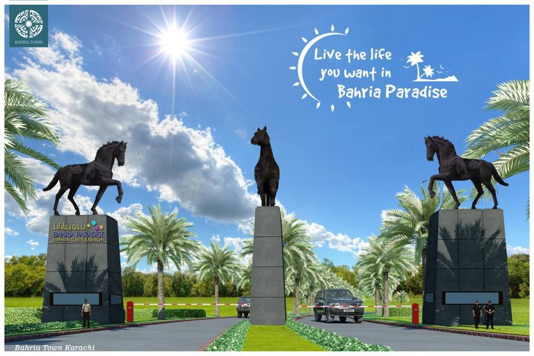 Bahria Paradise Karachi Precinct 58 Location and Map
