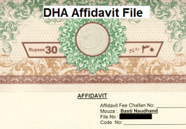 DHA Affidavit File