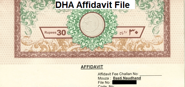 DHA Affidavit File
