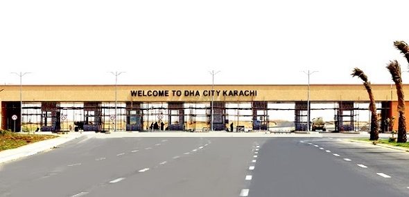 DHA City Karachi Main Gate
