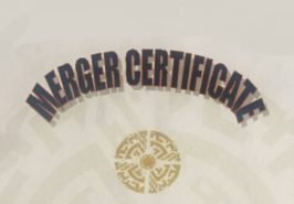 bahria town merger certificate