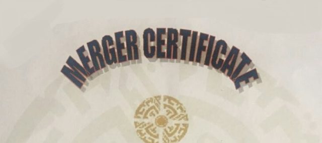 bahria town merger certificate