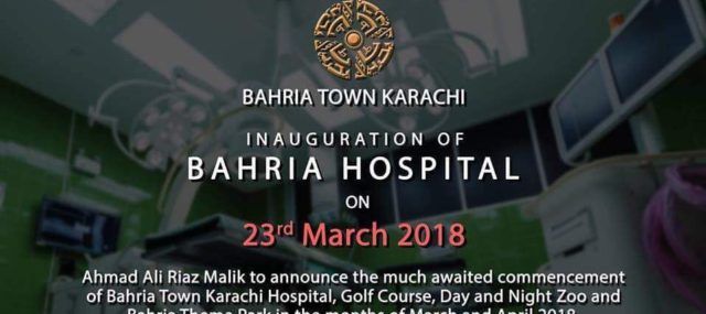 Bahria Hospital Karachi Inauguration