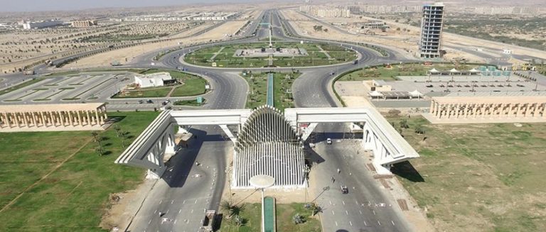 Bahria Town Karachi Valley Block Location and Layout Map