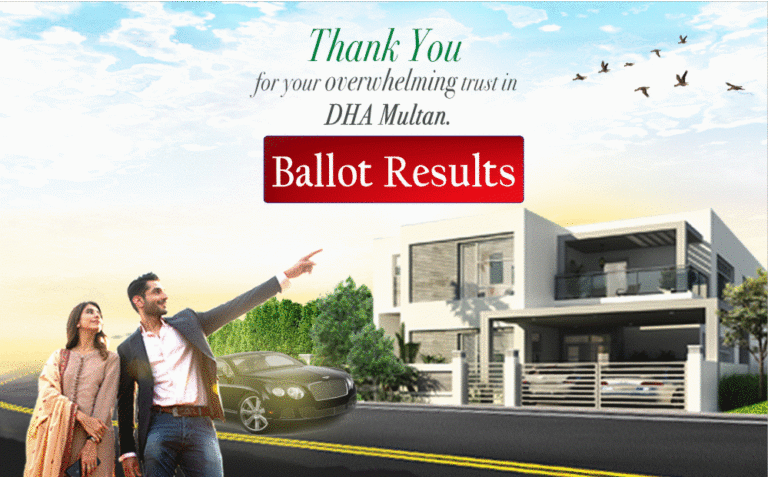 DHA Multan Villas Balloting Date & Results