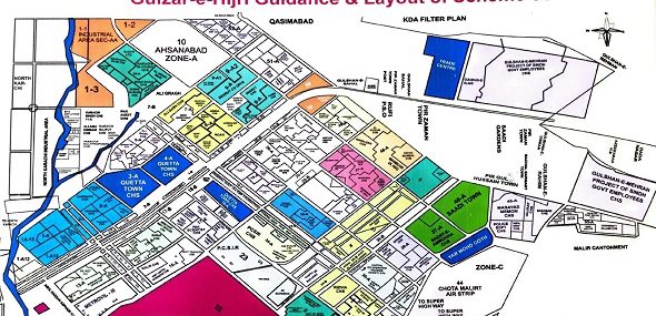 Karachi Scheme 33 Map